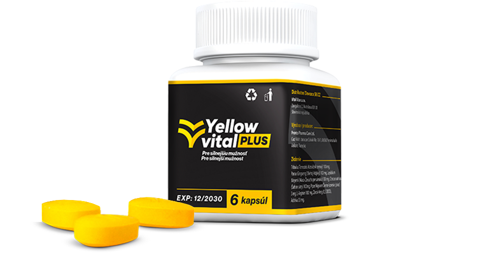 Yellow vital Max (AKCIA) - 6 kapsúl / 6x540mg: 26,90 €